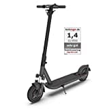 Odys NEO e100 Faltbarer E-Scooter mit Straßenzulassung & Appanbindung (max 20 km/h, bis zu 100km Reichweite & 140kg zugel. Gesamtgewicht, 10" Luftreifen, duales Bremssystem, IP55, Display)