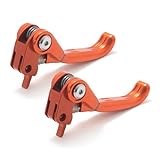 PooBa Motorrad Bremshebel Hebel Hydraulischer Bremshebel-Set Für Shimano Deore XT M8000 & M8100 M 8000 8100, Aluminiumlegierung, CNC Bremskupplungshebel Lenker (Color : Orange)