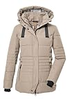 G.I.G.A. DX Damen Steppjacke mit abzippbarer Kapuze/Funktionsjacke in Daunenoptik GW 25 WMN QLTD JCKT, hellbeige, 44, 39930-000