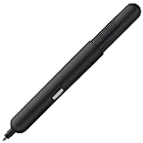 Lamy pico black Kugelschreiber – Innovativer Pocket Pen Kuli – mit einem Klick in Full-Size – Gehäuse aus Metall & Strichbreite M – inkl. Compactmine M 22 in schwarz