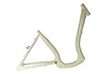 28 Zoll Alu Damen Fahrrad Rahmen City Tiefeinsteig Easy Boarding Bike Frame Beige