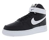 Nike Herren Air Force 1 High '07 Basketballschuh, Black White, 44 EU