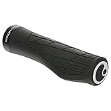 Ergon – GA3 Fahrradgriff | Ergonomisch mit Mini-Wing | MTB, All Mountain, Trail | Regular | Large | Schwarz