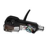 Audio Technica AT-VM95SH/H Headshell/Dual Moving Magnet Cartridge Combo Kit (schwarz/braun)