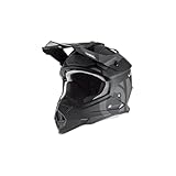 O'NEAL | Motocross-Helm | MX Enduro | ABS-Schale, , Lüftungsöffnungen für optimale Belüftung & Kühlung | 2SRS Helmet Slick | Erwachsene | Schwarz Grau | Größe L