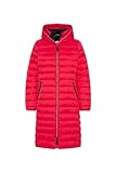 SOCCX Damen Stepp-Parka mit Kapuze und Rücken-Print Clear Red Xxl