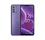 Nokia G42 5G mit 5G-Konnektivität, Android 13, 4/128 GB Speicher, 6,56'’ HD+-Display, dreifacher 50-MP-Kl-Kamera, Akkulaufzeit von bis zu 3 Tagen, OZO 3D Audio Capture und QuickFix-Design - Lila