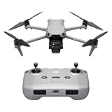 DJI Air 3S (RC-N3), Drohne mit 4K-Kamera, Dual-Kameradrohne mit 1" CMOS Weitwinkelkamera, 4K/60fps HDR Video und Dynamikumfang von 14 Blendenstufen, 45 Min. maximale Flugzeit, 20 km Videoübertragung