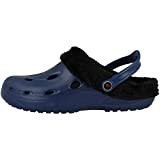 chung shi Unisex Dux Winter Clogs, Navy/Schwarz, 38 EU (S)