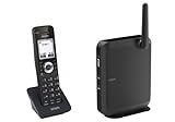 Snom M110 Schnurlos IP-DECT Telefon SIP Set – Fritzbox Kompatibles DECT Telefon, Bis Zu 10 Handsets, Dect Telefon Fritzbox Kompatibel, Telefon Schnurlos Mit Anrufbeantworter, Fritz Fon C6