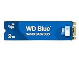 WD Blue SA510 SATA SSD 2 TB M.2 2280 (Lesen bis 560 MB/s, Schreiben bis 520 MB/s, Upgrade für PC/Laptop, dreimonatiges Probeabo von Dropbox Professional, Western Digital SSD Dashboard)