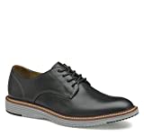 Johnston & Murphy Upton Plain Toe Schuhe, Schwarze Vollmaserung, 46 EU