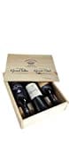 Bordeaux Rotwein - Saint Emilion Grand Cru & Castillon Côtes de Bordeaux - Weinkiste Geschenkbox