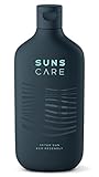 After Sun Lotion mit Aloe Vera Gel von SUNS CARE® · Pflegende Gesichtscreme mit kühlender & erfrischender Wirkung · Mit Vitamin E, Panthenol, Squalan, Allantoin, Mandel- & Jojobaöl · 180 ml