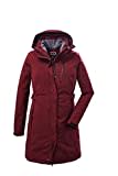 killtec Damen Funktionsparka/Parka mit abzippbarer Kapuze - KOW 165 WMN PRK, weinrot, 40, 37726-000