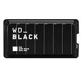 WD_BLACK P50 Game Drive SSD 4 TB externe SSD (SuperSpeed USB 3.2 Gen 2x2, stoßfest, Lesegeschwindigkeiten bis 2000 MB/s ) Schwarz - auch kompatibel mit PC, Xbox und PS5