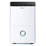 Pro Breeze Luftentfeuchter 30L in 24h Entfeuchtungsleistung - Elektrischer Luftentfeuchter mit WLAN & App - Feuchtigkeitssensor, 4L Wassertank, Timer, Ablaufschlauch - Gegen Feuchtigkeit, Schimmel