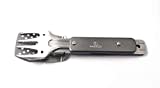 RADOLEO® Grill-Multi-Tool Genius Pocket Grillbesteck | Zange, Wender, Gabel, Flaschenöffner - 4in1…