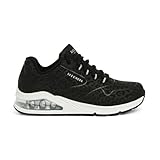 Skechers Damen UNO 2-In-Kat-Neato Sneaker, Schwarz 01, 40 EU