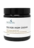 Silber-MSM Crème mit Zitronenmyrte und Zitronen Teebaum essentiellen Ölen - 120 ml