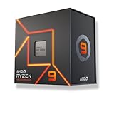 AMD Ryzen 9 7950X Prozessor (intergrierte Radeon Grafik,16 Kerne/32Threads, 170W TDP, AM5 Sockel, 80MB Cache, Bis zu 5.7 GHz Boost Frequenz, Kein Kühler)