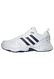 adidas Herren Strutter Shoes, Cloud White / Dark Blue / Matte Silver, 43 1/3