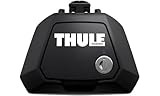 Thule Raised Rail Evo Fußsatz für Fahrzeuge mit offener Reling, 710410, Black (schwarz), Einheitsgröße