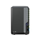 Synology DS224+ 2-Bay Diskstation NAS (Intel Celeron J4125 4-Core 2.0 GHz 2GB DDR4 RAM 2xRJ-45 1GbE LAN-Port) 8 TB Bundle mit 2 x 4 TB WD Red Plus HDDs (WD40EFPX - 68C6CN0)