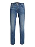 Herren Jack & Jones Jeans Tim Straight Legs Slim Fit Flat Front Tim ORIGINAL, Farben:Blau-2, Größe Jeans:34W / 32L