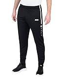 JAKO Unisex Kinder Trainingshose Active Hose, Schwarz/Weiß, 164 EU