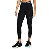 Nike Women's W NP DF SSNL HR Tight FF Leggings, Black/White, XS