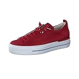 Paul Green Damen Pauls, Frauen Low-Top Sneaker,Sportschuhe,Freizeitschuhe,Turnschuhe,Laufschuhe,schnürschuhe,schnürer,Rot (Lipstick),38 EU / 5 UK