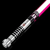 Lichtschwert mit Bewegungskontrolle Smooth Swing Duell Lichtschwerter - 16 Farben FX Lightsaber 16 Modus-Sound für Erwachsene, Teenager (44in)