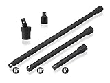 VCT 5 PC Impact Extension Bar & Adapter Reduzierstück Wobble Set Cr-V 12,7 cm, 25,4 cm, 38,1 cm