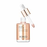 KIKO Milano Glow Fusion Highlighting Drops 02, Flüssiger Highlighter Für Das Gesicht Mit Metallic-Finish