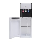 Bottom Loading Water Cooler Dispenser, Wasserspender auf Standfuß für heißes und kaltes Wasser, weiß, für Heim- und Kaltwasserspender, für Büros, Kindergärten, Häuser, Fitnessstudios, 90 W/500 W