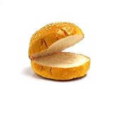 MR.DOBELINA Sesam Potato Burger Buns – Amerikanische Hamburgerbrötchen Made In Italy – Brot Für Köstliche Burger, Smash-burger Und Sandwiches – Weiche Italienische Kartoffelbrötchen (12 buns, Sesamo)