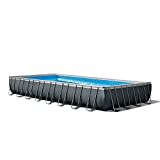 Intex - Auseinanderbaubarer Pool 26374NP Ultra XTR Frame, 975 x 488 x 132 cm, mit Filter