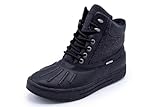 Nautica Herren Lockview Stiefelette, Schwarze Leinwand, 15 Wide