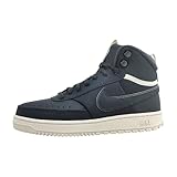 Nike Herren Court Vision Mid Winter Herrenschuh Schuh, Dk Smoke Grey/Dk Smoke Grey-Light Bone, 44.5 EU