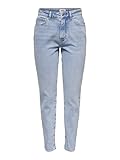 ONLY Female Mom Jeans ONLEMILY Hohe Taille Gerade geschnitten Jeans