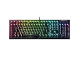 Razer BlackWidow V4 X (Green Switch) - Mechanische Gaming-Tastatur - Razer Snap Tap (Mechanische Green Switches, 6 Makro-Tasten, Doubleshot-ABS-Tastenkappen, RGB Chroma) QWERTZ DE-Layout | Schwarz