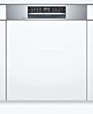 Bosch SMI6ZCS49E Serie 6 Smarter Geschirrspüler integriert, 60 cm breit, Besteckschublade, Made in Germany, Silence Programm besonders leise, ExtraClean Zone Wasserdüsen im Oberkorb, Einbau, Updated