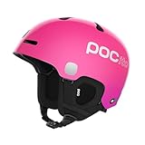 POC POCito Fornix MIPS - Leichter und sicherer Ski- und Snowboardhelm für Kinder mit NFC Chip, Fluorescent Pink, M-L (55-58cm)