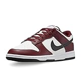 Nike Herren Dunk Low Sneaker, Dark Team Red Black Summit White, 45.5 EU