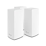 Linksys Velop MX12600 Tri-Band Mesh-WiFi 6-System (AX4200) WLAN-Router mit bis zu 830 m² Funkabdeckung, 3,5-mal schneller, für mehr als 120 Geräte – 3er-Pack, Weiß