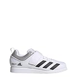 adidas Unisex Powerlift 5 Cross Trainer, White/Black/Grey, 11.5 US Men