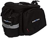 KLICKFix Unisex-Adult Rackpack 2 Plus Uniklip Gepäckträger Tasche, Schwarz, One Size