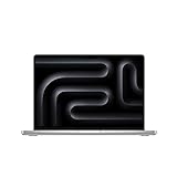 Apple 2023 MacBook Pro Laptop M3 Pro Chip mit 12‑Core CPU, 18‑Core GPU: 14,2" Liquid Retina XDR Display, 18 GB gemeinsamer Arbeitsspeicher, 1 TB SSD Speicher. Funktioniert mit iPhone/iPad, Silber