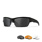 Wiley X | WX Valor | Sonnenbrille Herren | Schutzbrille Sportbrille │ Taktische Militärische MTB Brille Laufbrille zum Radfahren Fahrt Wandern Outdoor │ 100% UVA/UVB-Schutz